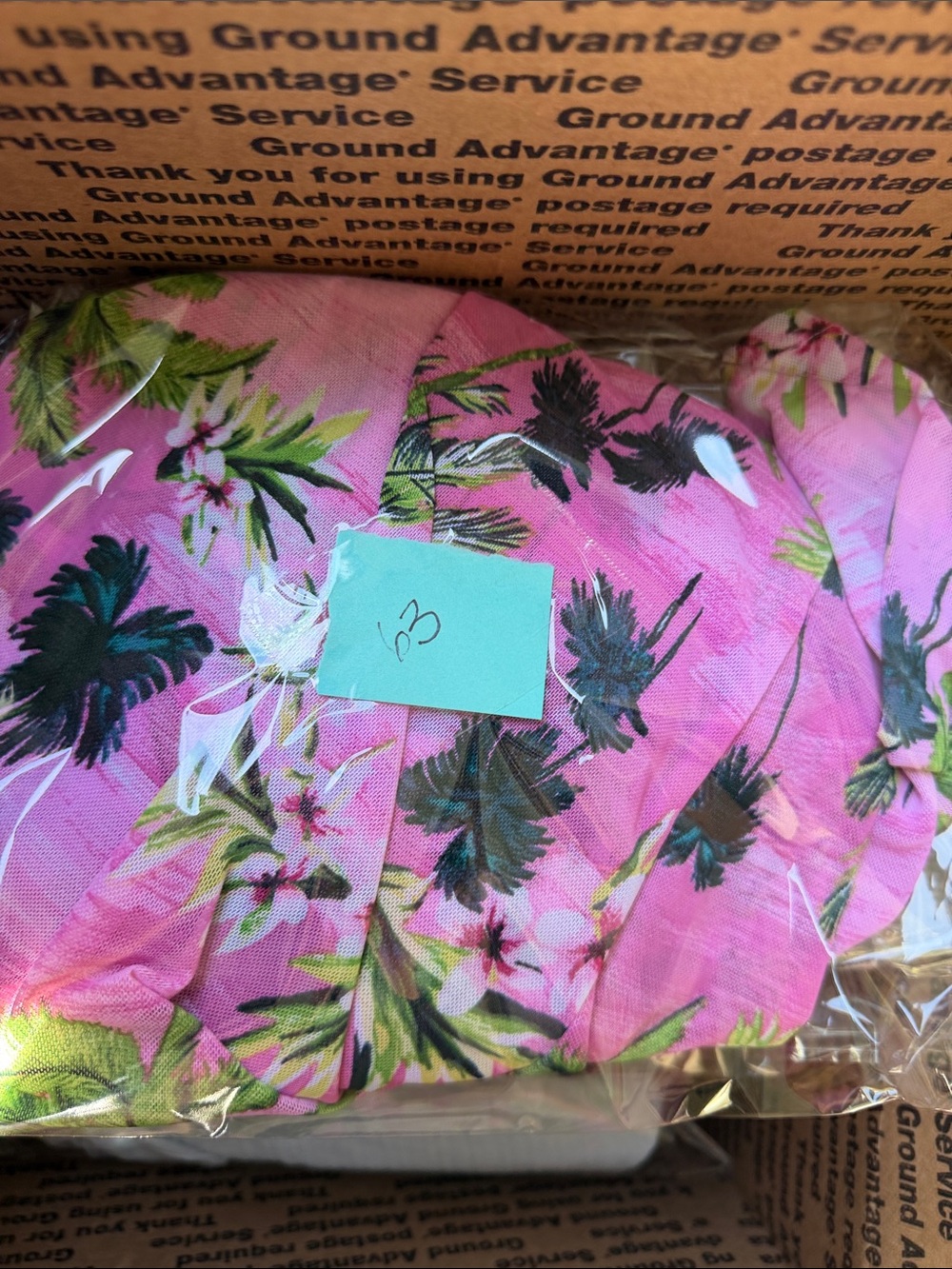 torrid Pink Floral V-Neck swim coverup - Picture 8 of 8